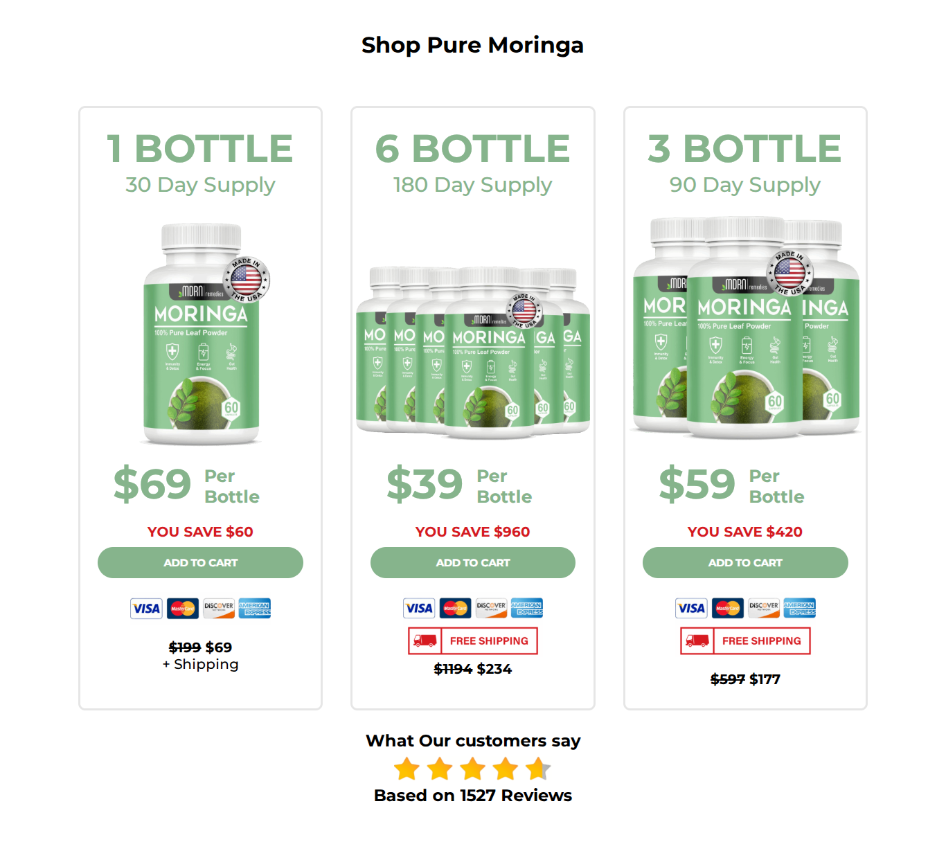 Pure Moringa Offer